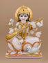 Marble Murti Saraswati 6"