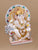 Sihasan Ganesh in Marble 14"
