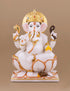 Ganesh Idol Sitting on a Lotus 12"