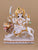 Marble Idol Durga Sitting On Lion 15"
