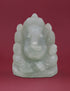Ganesh in Semi Precious Green Quartz 2"