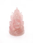 2.5" Ganesh in Semi Precious Rose Quartz